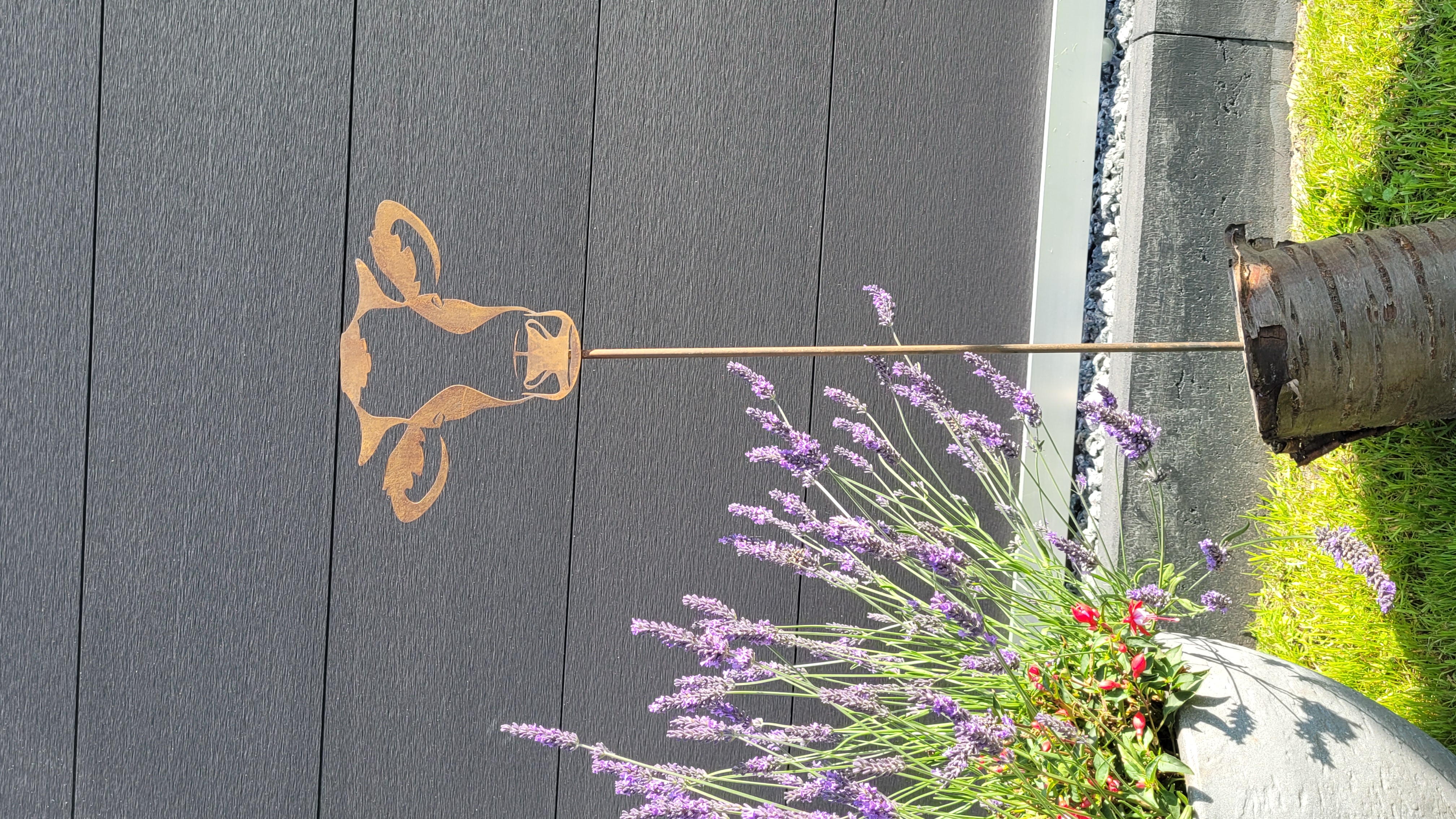 Gartenstecker „Kuh"