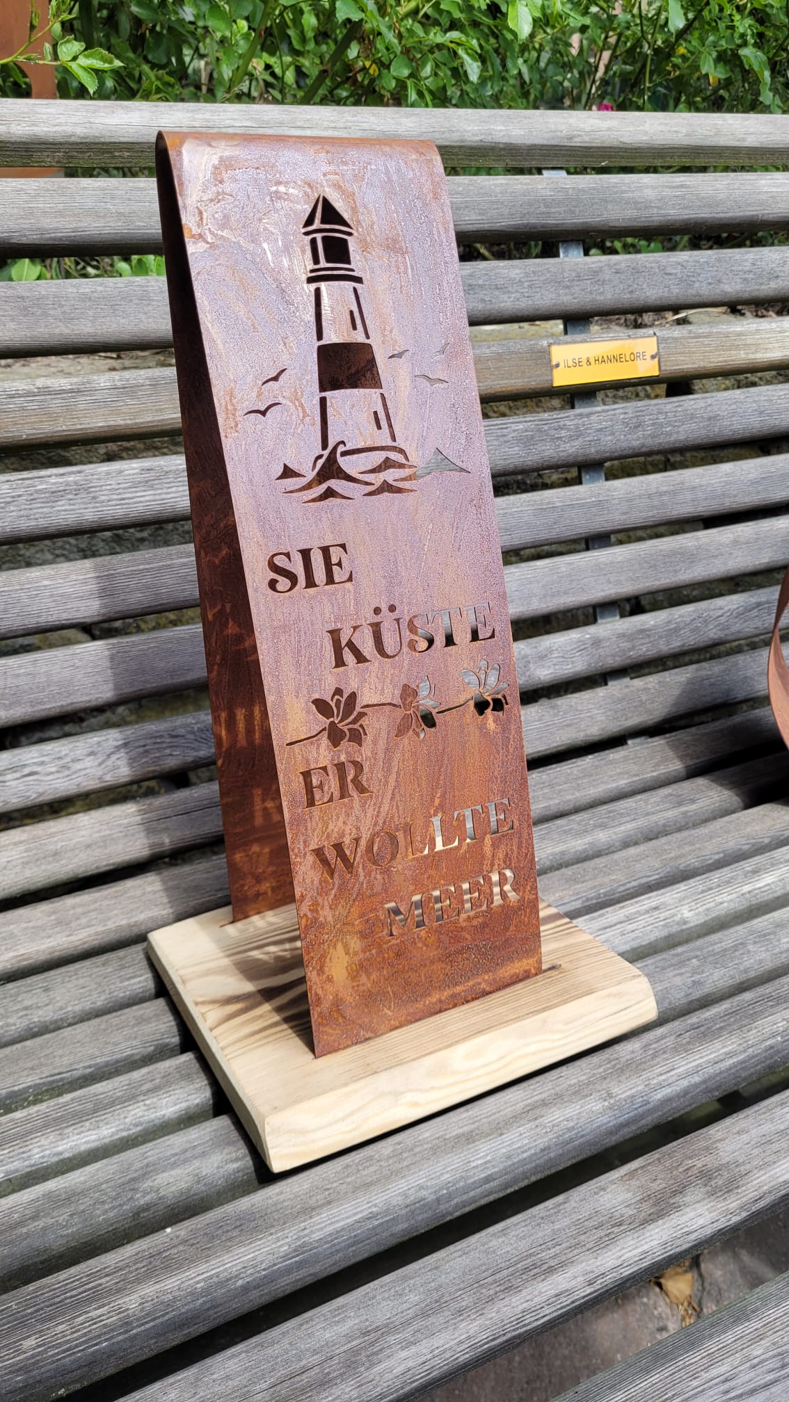 Windschott „Küste & Meer" Stahl