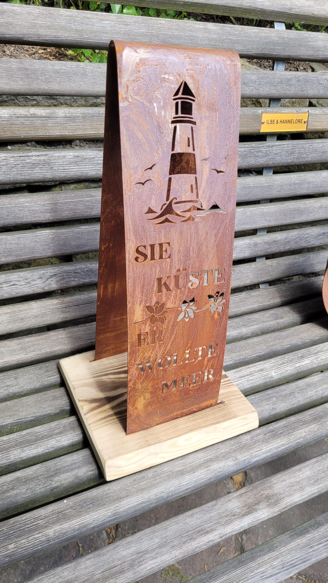 Windschott „Küste & Meer" Stahl
