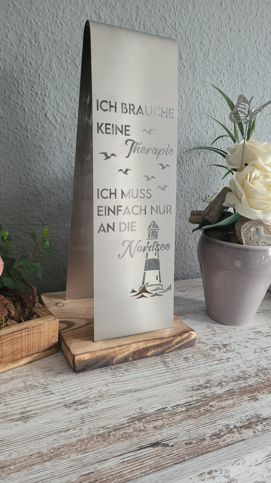 Windschott „Nordsee" Edelstahl