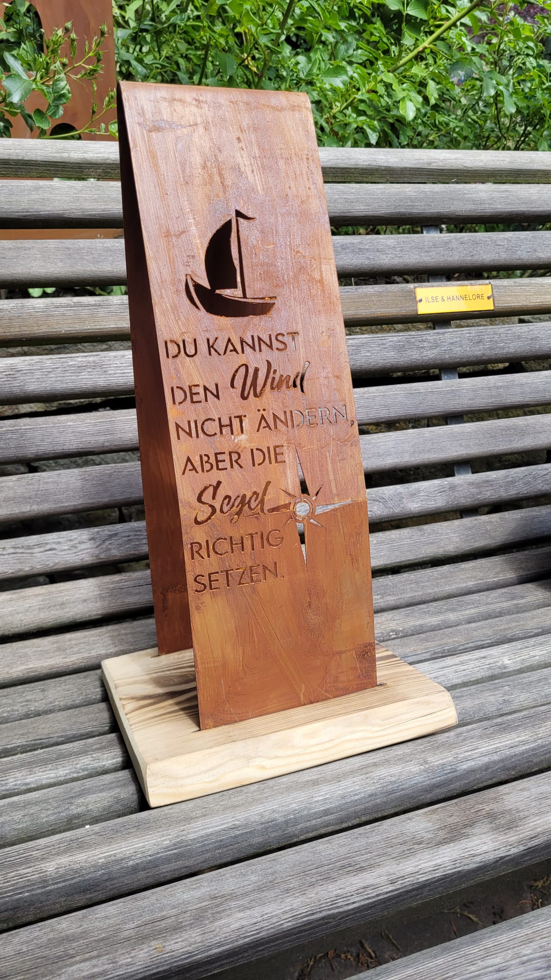 Windschott „Segel" Stahl
