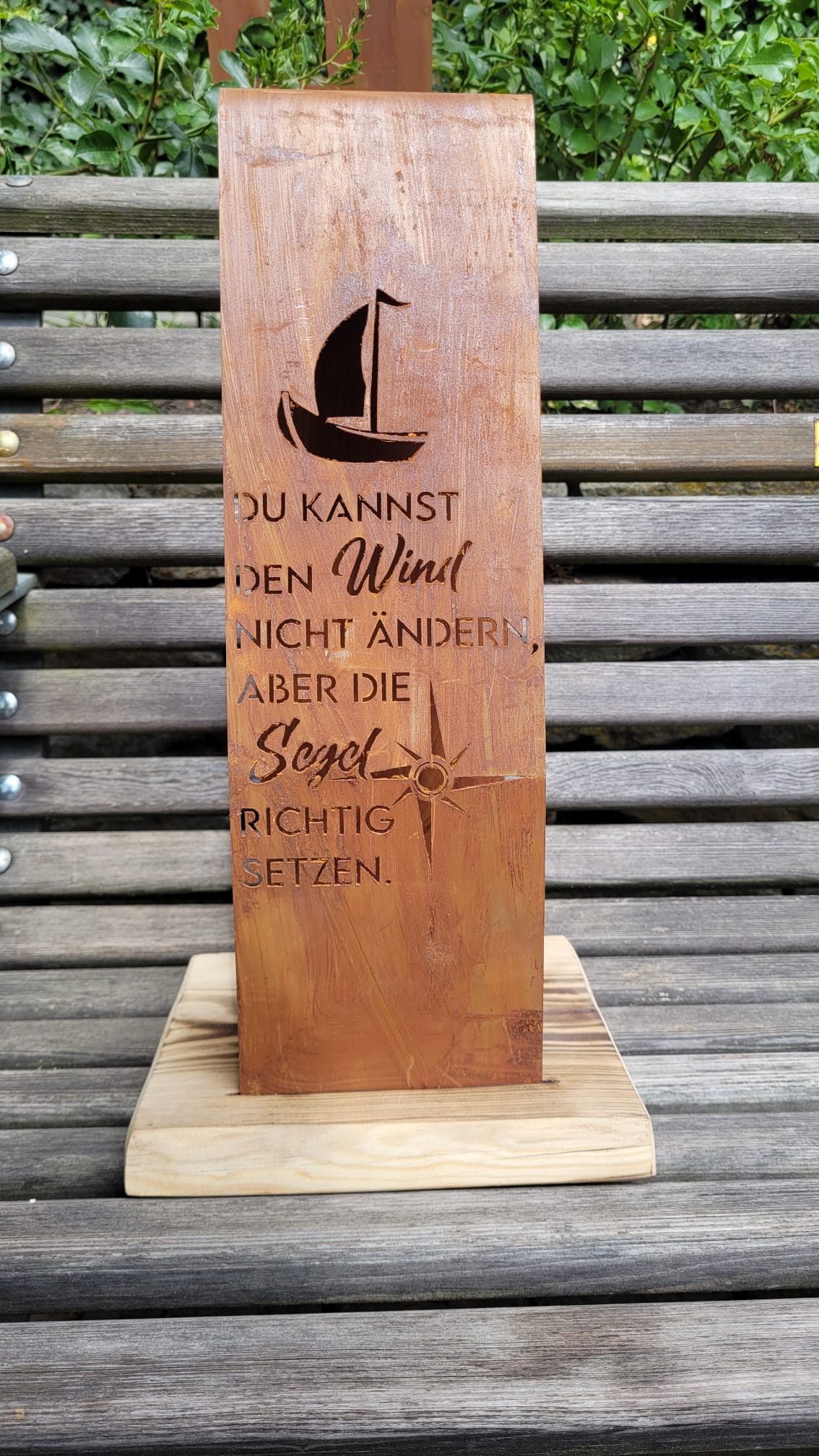 Windschott „Segel" Stahl