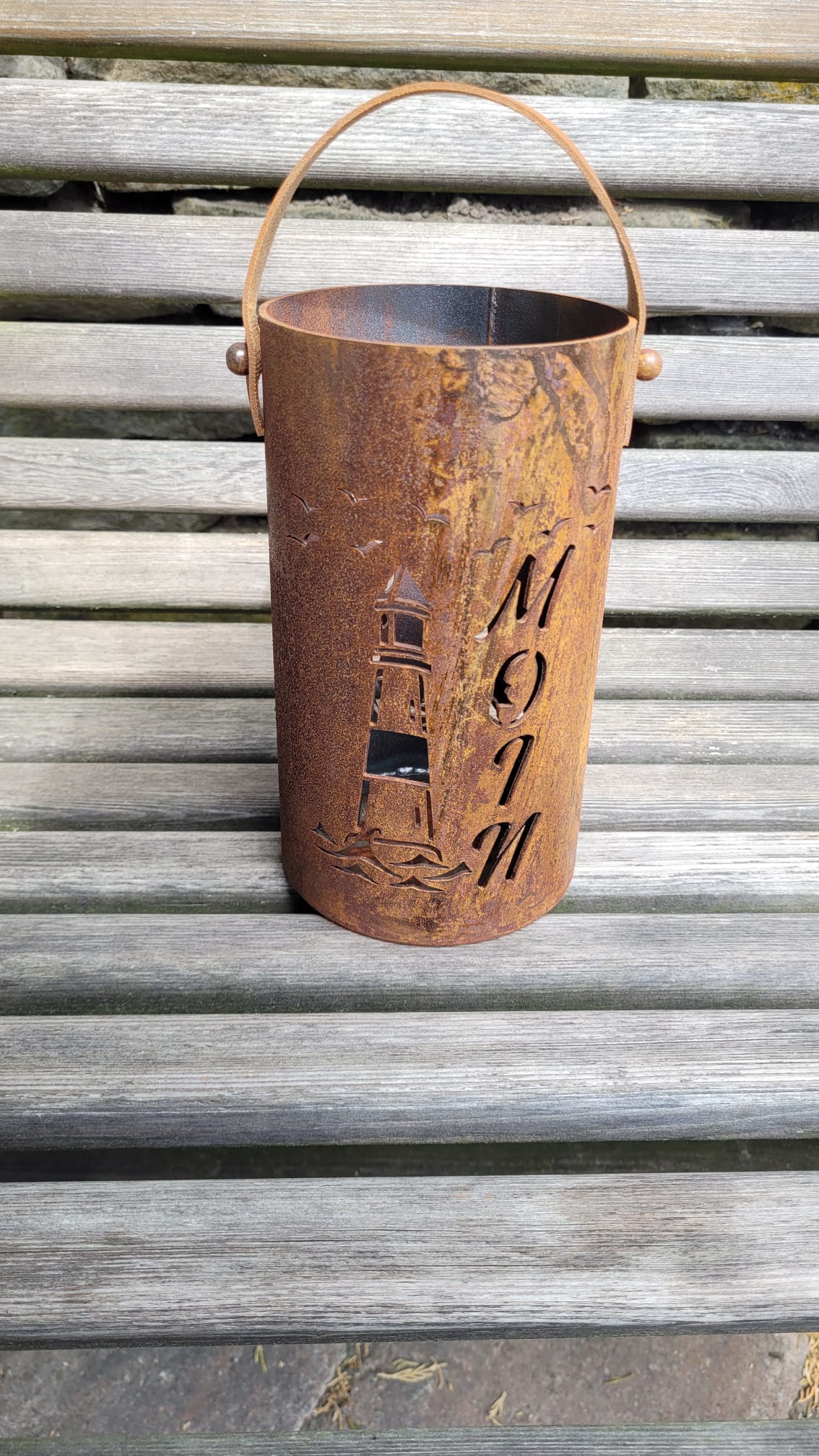 Laterne „Moin Leuchtturm"